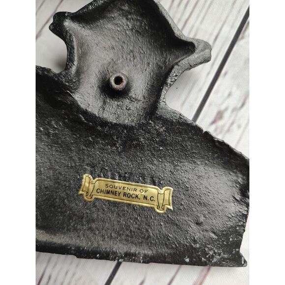 VTG Cast Iron Kitchen Decor Wall Hanging Coffee Grinder Souvenir Of Chimney Rock - Picture 6 of 7